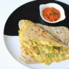 DOUBLE OMELETTE DESI PRATHA WRAP